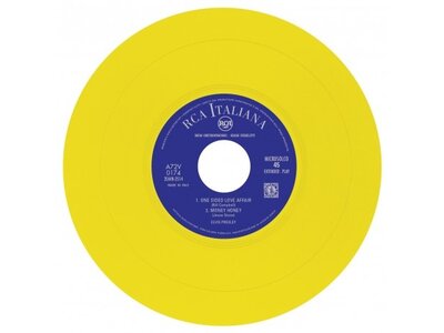 Elvis Presley Rock 'n' Roll - Italian Edition Re-Issue Yellow Vinyl