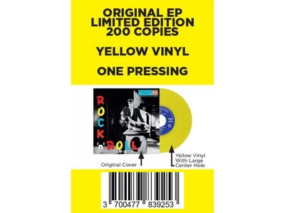 Elvis Presley Rock 'n' Roll - Italian Edition Re-Issue Yellow Vinyl