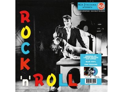 Elvis Presley Rock 'n' Roll - Italian Edition Re-Issue Blue Vinyl