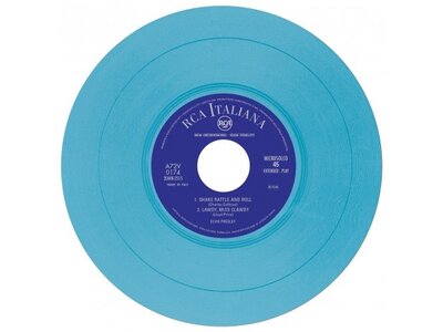 Elvis Presley Rock 'n' Roll - Italian Edition Re-Issue Blue Vinyl