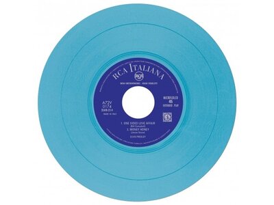 Elvis Presley Rock 'n' Roll - Italian Edition Re-Issue Blue Vinyl