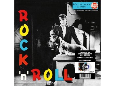 Elvis Presley Rock 'n' Roll - Italian Edition Re-Issue Total Clear Vinyl