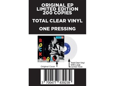 Elvis Presley Rock 'n' Roll - Italian Edition Re-Issue Total Clear Vinyl