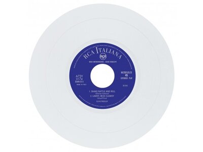 Elvis Presley Rock 'n' Roll - Italian Edition Re-Issue Total White Vinyl