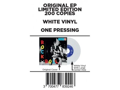 Elvis Presley Rock 'n' Roll - Italian Edition Re-Issue Total White Vinyl