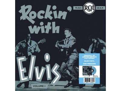 Rockin' With Elvis Vol 1 - Belgian Edition Re-Issue Blue Vinyl