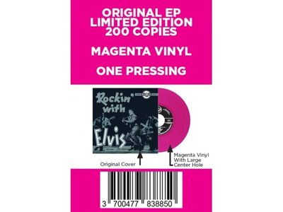 Rockin' With Elvis Vol 1 - Belgian Edition Re-Issue Magenta Vinyl