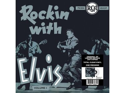 Rockin' With Elvis Vol 1 - Belgian Edition Re-Issue Total Clear Vinyl
