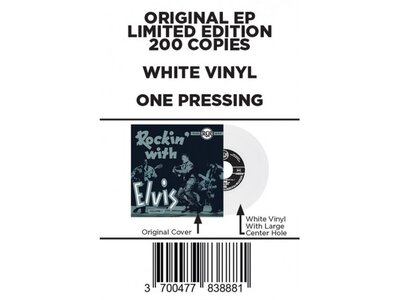 Rockin' With Elvis Vol 1 - Belgian Edition Re-Issue White Vinyl
