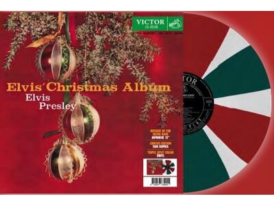 Elvis' Christmas Album Japan Edition Re-Issue Tricolor Vinyl