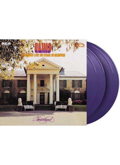 Elvis Recorded Live On Stage In Memphis On Purple Vinyl 33 RPM Music On Vinyl Exclusive Label