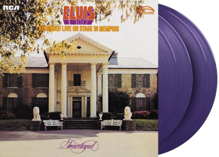 Elvis Recorded Live On Stage In Memphis On Purple Vinyl 33