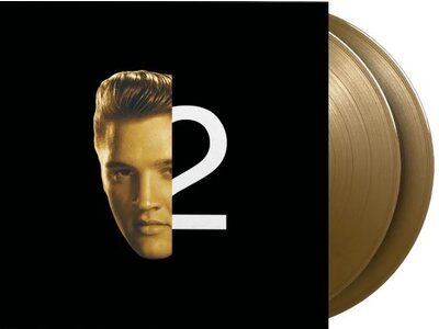 Elvis 2nd To None  On Gold Vinyl 33 RPM Music On Vinyl Exclusive Label