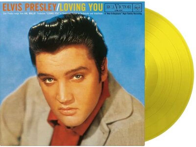 Elvis Presley Loving You  On Yellow Vinyl 33 RPM Music On Vinyl Exclusive Label