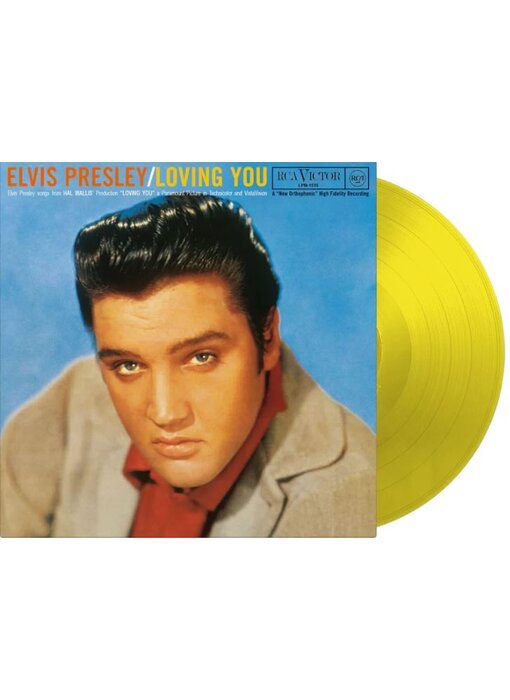Elvis Presley Loving You  On Yellow Vinyl 33 RPM Music On Vinyl Exclusive Label