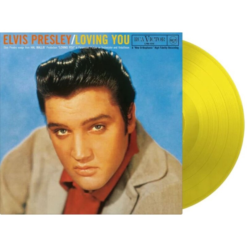 Elvis Presley Loving You  On Yellow Vinyl 33 RPM Music On Vinyl Exclusive Label