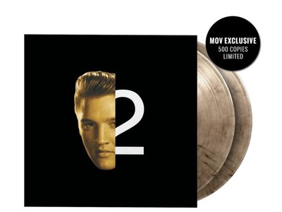 Elvis 2nd To None  On Smokey Marble Vinyl 33 RPM Music On Vinyl Exclusive Label
