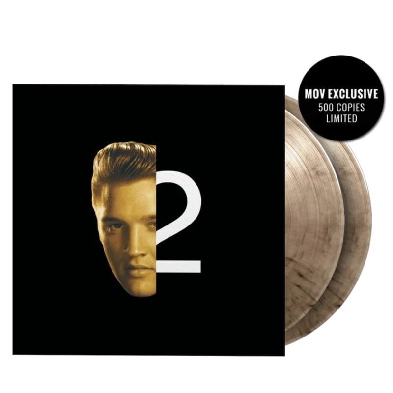 Elvis 2nd To None  On Smokey Marble Vinyl 33 RPM Music On Vinyl Exclusive Label