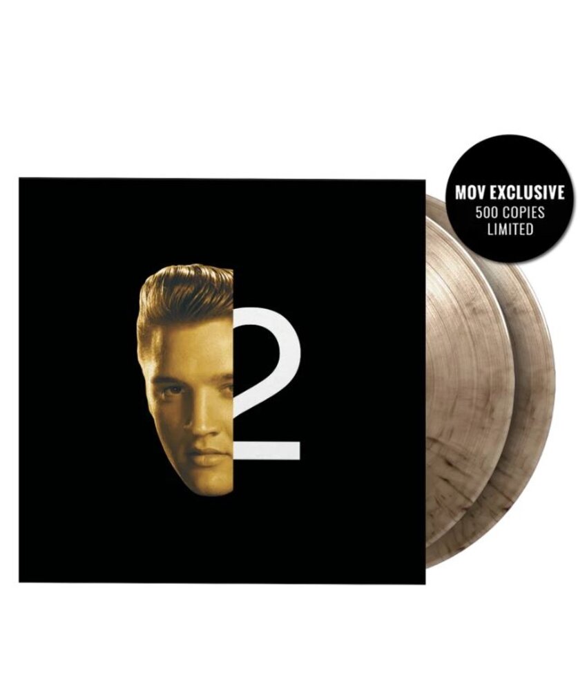 Elvis 2nd To None  On Smokey Marble Vinyl 33 RPM Music On Vinyl Exclusive Label