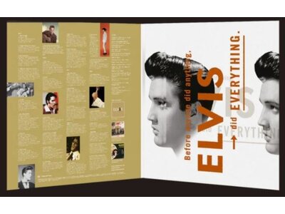 Elvis 2nd To None  On Gold Vinyl 33 RPM Music On Vinyl Exclusive Label
