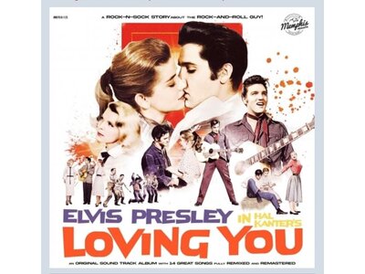 Elvis Presley Loving You - 33RPM Back In Swell Mono To Stereo Blue Vinyl  Memphis Mansion Label