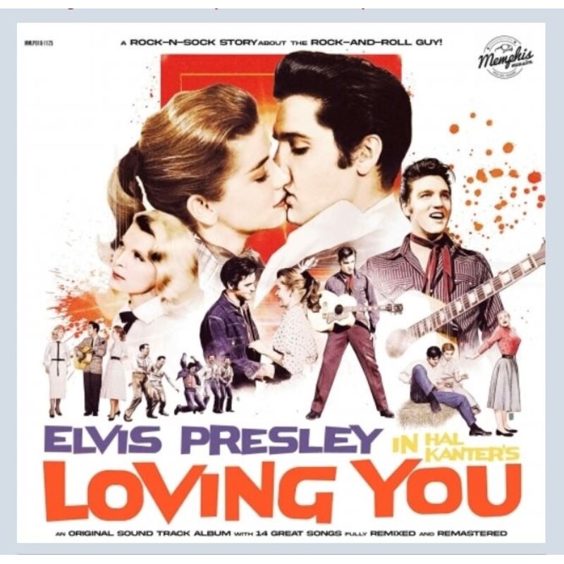 Elvis Presley Loving You - 33RPM Back In Swell Mono To Stereo Blue Vinyl  Memphis Mansion Label