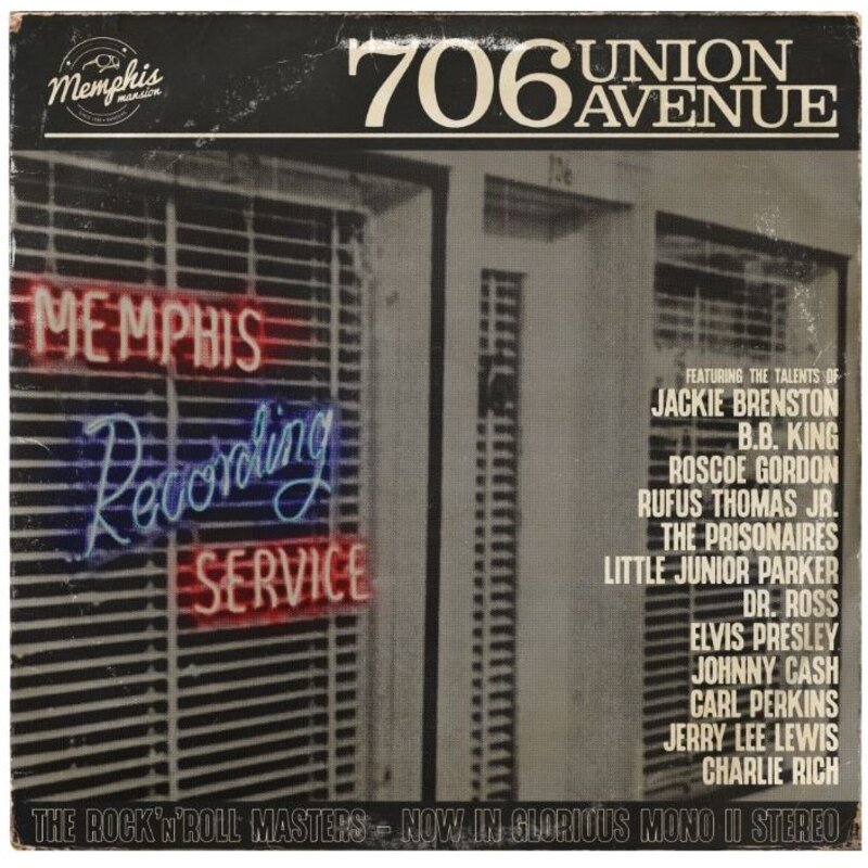 Union Avenue 706 - 33RPM Black Vinyl Memphis Mansion Label