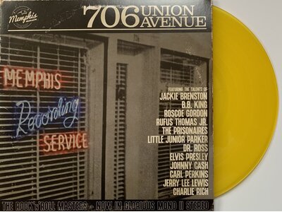Union Avenue 706 - 33RPM Yellow Vinyl Memphis Mansion Label