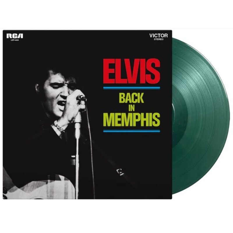 Elvis Back In Memphis On Green Vinyl 33 RPM Music On Vinyl Exclusive Label