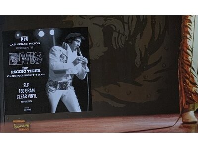 MRS - Elvis The Raging Tiger Closing Night 1974 - Clear Vinyl 2 LP Set