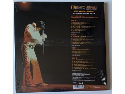 MRS - Elvis The Raging Tiger Closing Night 1974 - Clear Vinyl 2 LP Set