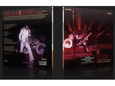 Elvis Spring Break In Las Vegas  2-LP Set Black Vinyl Milbranch Music Label