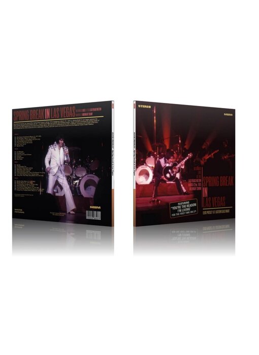 Elvis Spring Break In Las Vegas  2-LP Set Transparant Violet Vinyl Milbranch Music Label