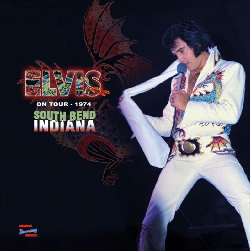 MRS - Elvis On Tour 1974 South Bend Indiana - Clear Vinyl  2 LP Set