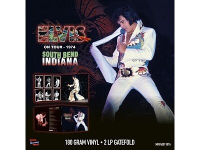 MRS - Elvis On Tour 1974 South Bend Indiana - Black Vinyl 2 LP Set
