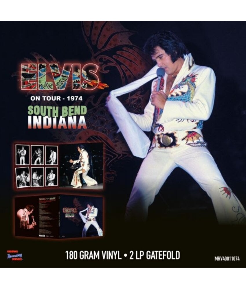 MRS - Elvis On Tour 1974 South Bend Indiana - Black Vinyl  2 LP Set