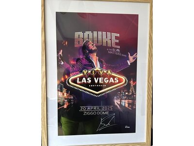 Poster Bouke Gesigneerde Inlijsting