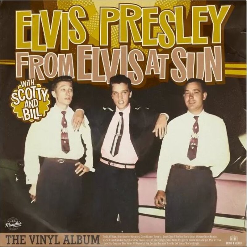 From Elvis At Sun - The Vinyl Album - Pink Vinyl Memphis Mansion Label