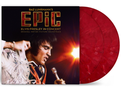 EPIC : Elvis Presley In Concert Original Motion Picture Soundtrack 2 LP Set Graceland Exclusive Red Marble Vinyl