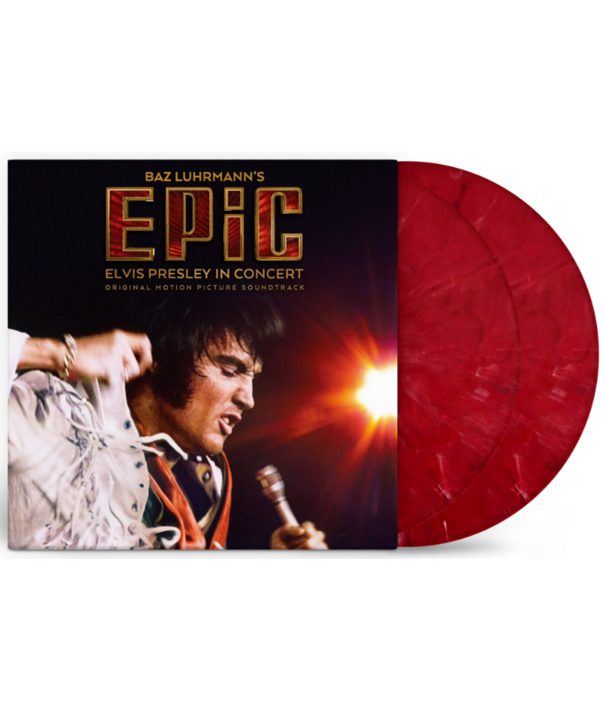EPiC : Elvis Presley In Concert Original Motion Picture Soundtrack 2 LP Set Graceland Exclusive Red Marble Vinyl