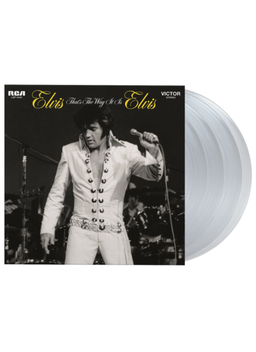 Elvis That's The Way It Is 4 LP Set on Transparent Vinyl 33 RPM Music On Vinyl Exclusive Label