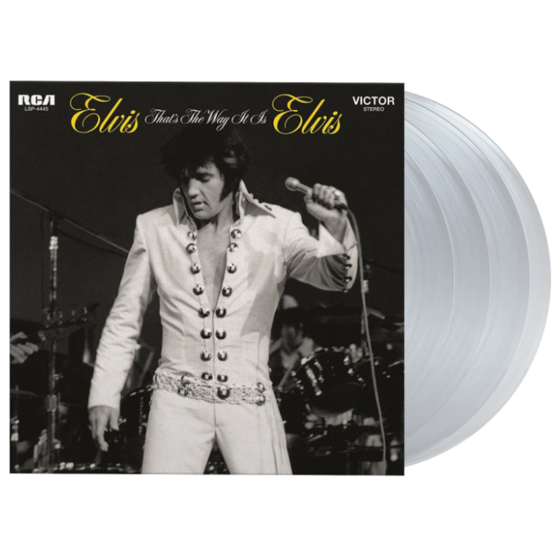 Elvis That's The Way It Is 4 LP Set on Transparent Vinyl 33 RPM Music On Vinyl Exclusive Label
