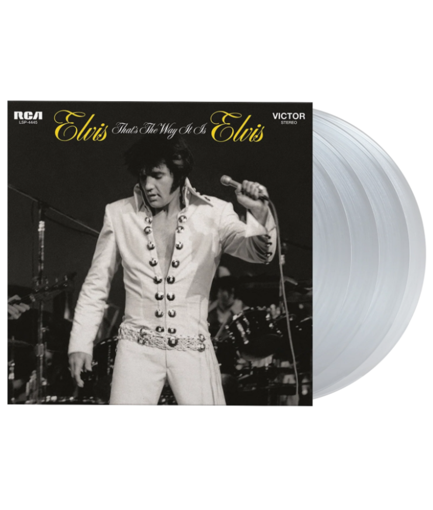 Elvis That's The Way It Is 4 LP Set on Transparent Vinyl 33 RPM Music On Vinyl Exclusive Label