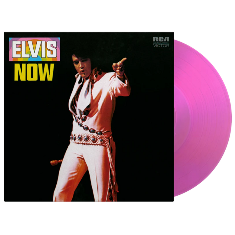 Elvis Now On Magenta Vinyl 33 RPM Music On Vinyl Exclusive Label