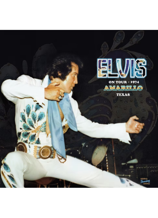 MRS - Elvis On Tour 1974 Amarillo Texas - Black Vinyl 2 LP Set