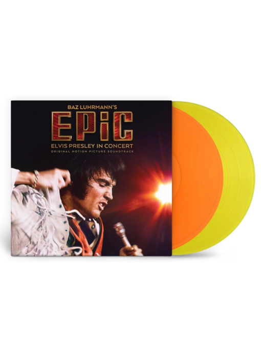 EPiC : Elvis Presley In Concert Original Motion Picture Soundtrack 2 LP Set Yellow Orange Vinyl