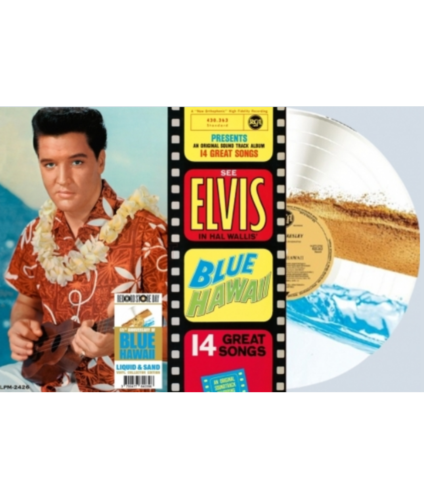 Elvis Blue Hawaii Blue Liquid Vinyl With Sand RSD  2026 VPI Label