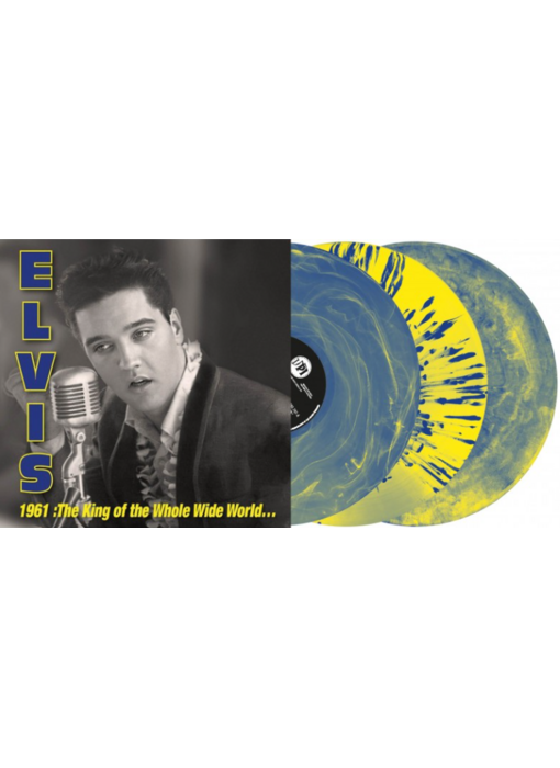 Elvis 1961 The King Of The Whole Wild World On Blue And Yellow Splatter Vinyl RSD  2026 VPI Label 3 LP Set