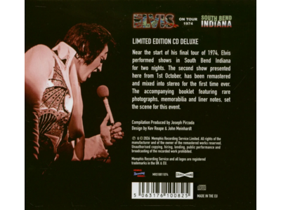 MRS - Elvis On Tour 1974 South Bend Indiana - Deluxe CD Set