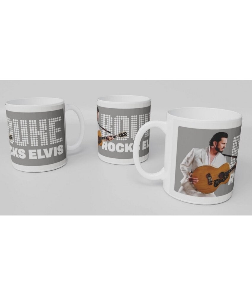 Bouke Rocks Elvis Mok White